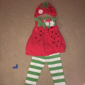 Old Navy size 2T-3T Strawberry Costume Set for Kids